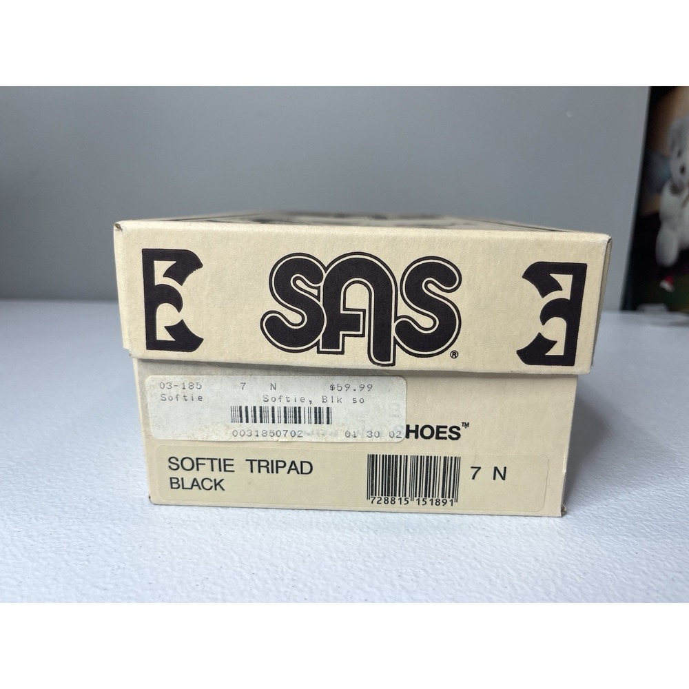 SAS Softie Tripad‎ Women's Size 7NTassel Slip-On Loafer Black Comfort W/ Box - Picture 14 of 14